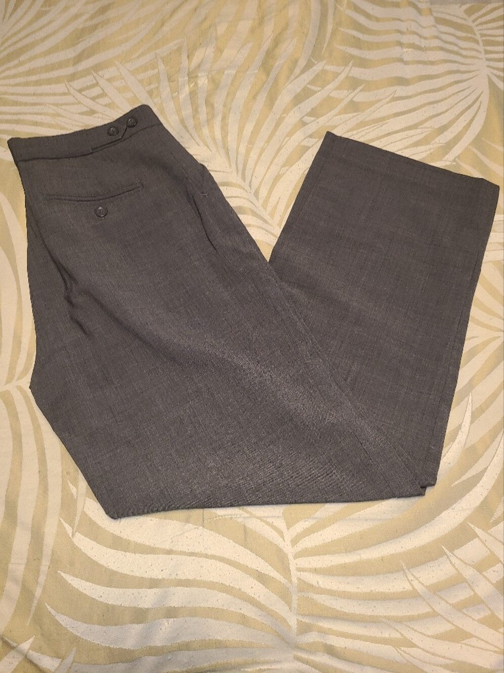 GAP Women's Gray Straight-Leg Trousers